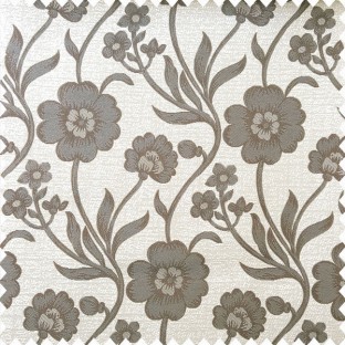 Grey cream and brown color beautiful natural Helianthemum scoparium flower texture finished background polyester main curtain
